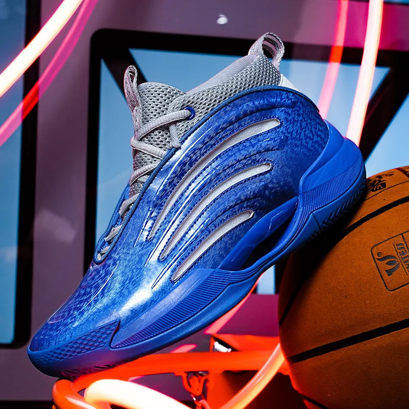 High-quality Basketball Shoes Fashion Hip-hop Sneakers Designer High Street Sports Shoes Leather Non-slip Training Shoes 36-45