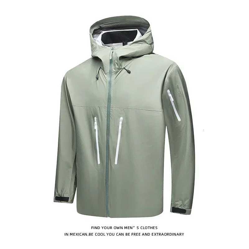 Arc Duricrust Rain-proof Jackets Mens Womens High Quality Camping Coat Outdoor Waterproof Windbreaker Hiking Mountain Clothes W250711