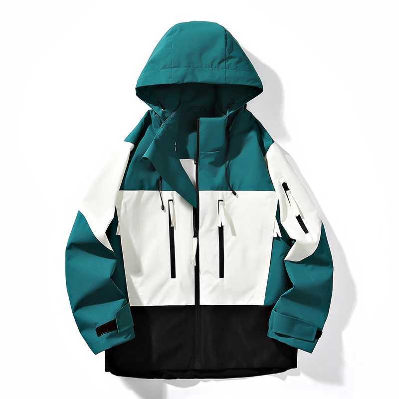 Outdoor Men Women Hiking Windbreaker Jacket Spring Autumn Breathable Waterproof Trekking Climbing Mountain Clothing W250711