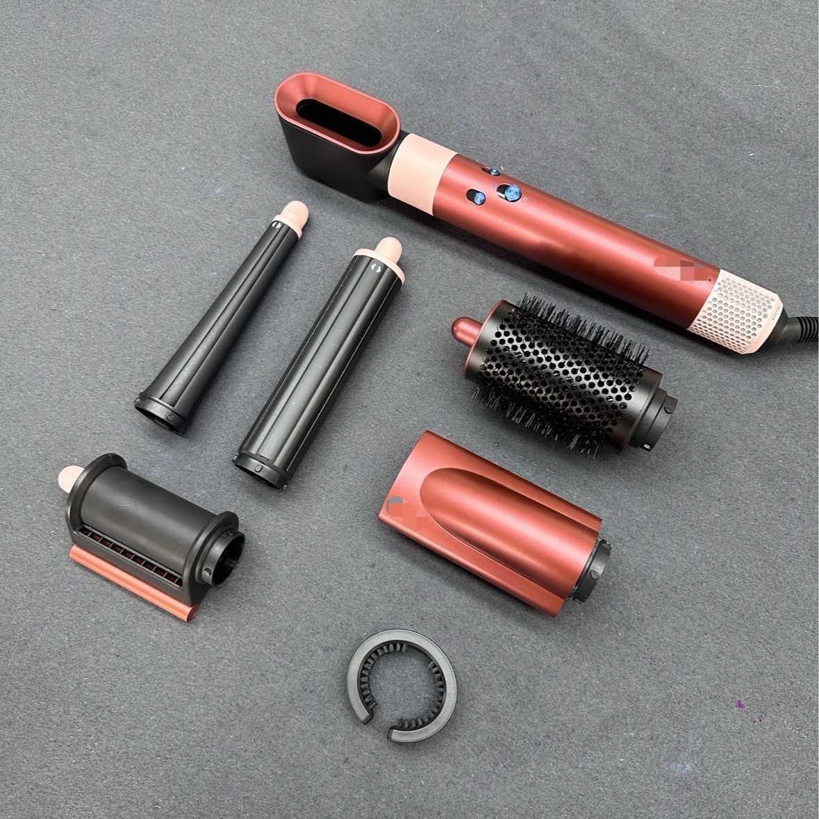 multi-functional 7-in-1 hair curling iron, hair dryer, hair styling curling tool, does not damage hair ,with box