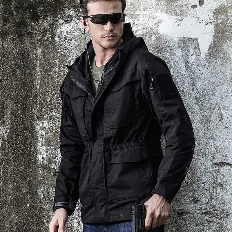 65 Military Tactical Jackets Men Waterproof Windbreaker Jacket Male Hooded Coat Outdoor Fishing/Trekking Hiking Jackets W250711