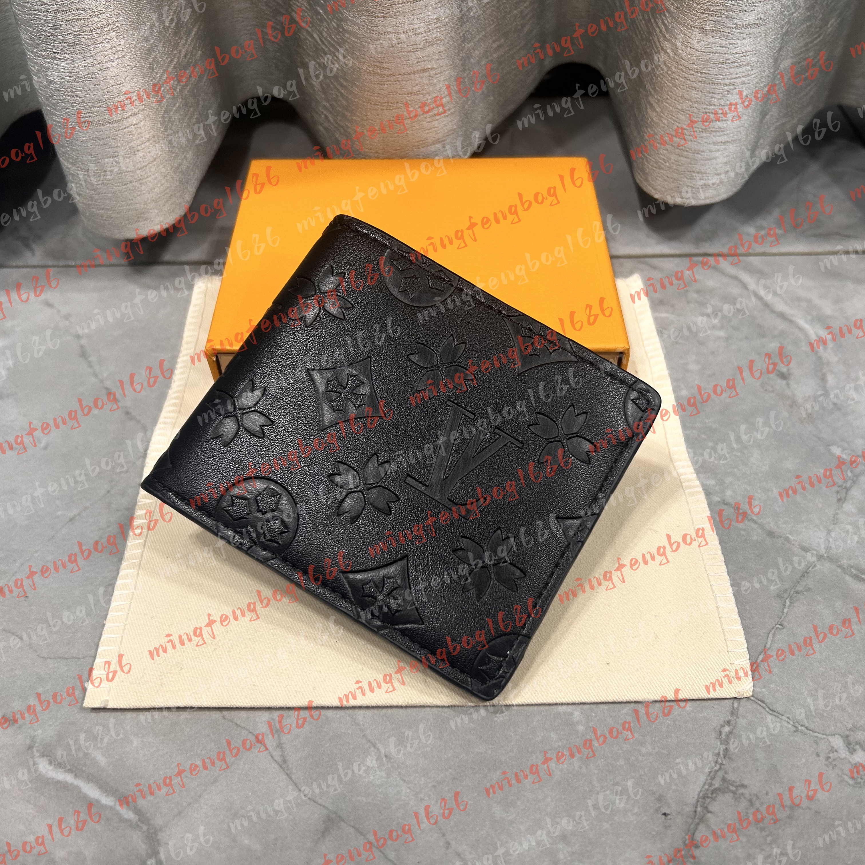 5A Genuine leather Designers Men wallets flower card holder women fashion plaid style purse mens Clutch wallet luxurys Man Bags with box