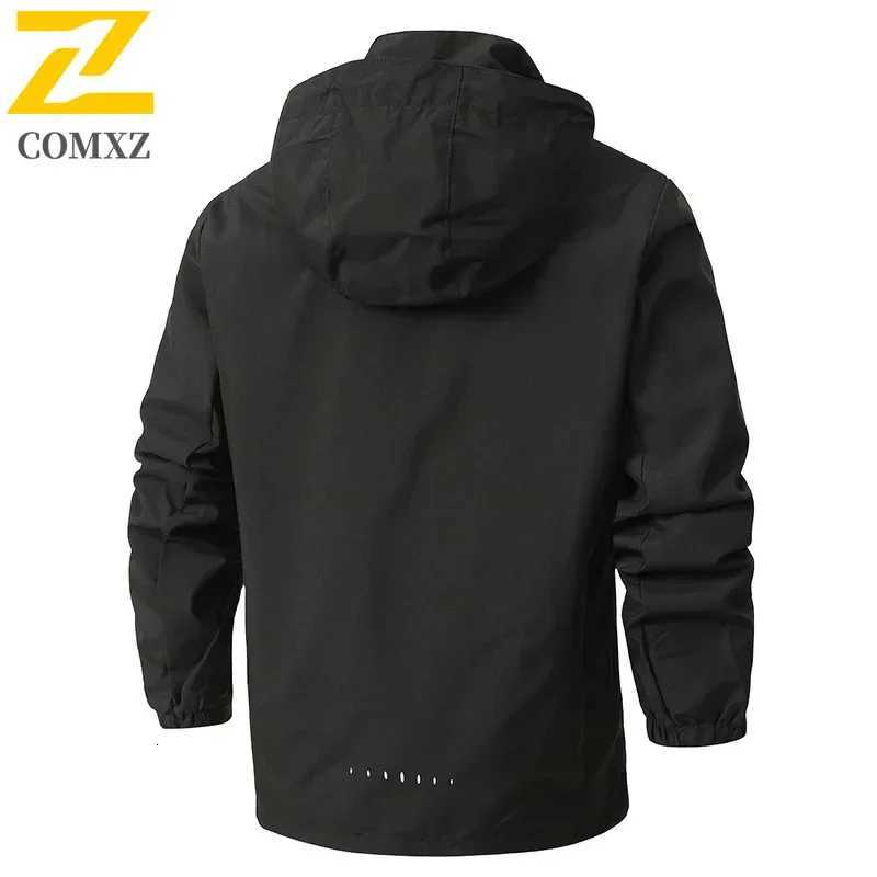 Spring Autumn New Men Casual Jacket Men Outdoor Windproof Waterproof Athletes Jacket Coat Detachable Hat Jackets Male M-5XL W250711