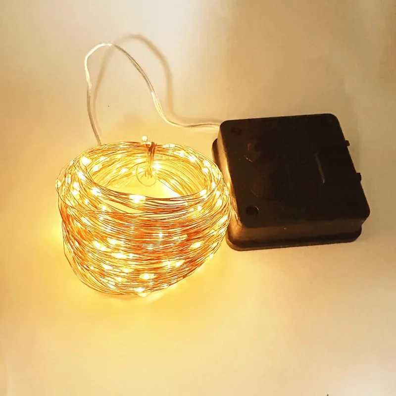 7m/12m/22m/32m Solar LED Fairy String Light Outdoor Waterproof 8 Modes Street Garland for Party Wedding Christmas Decoration Lamp XJ250710