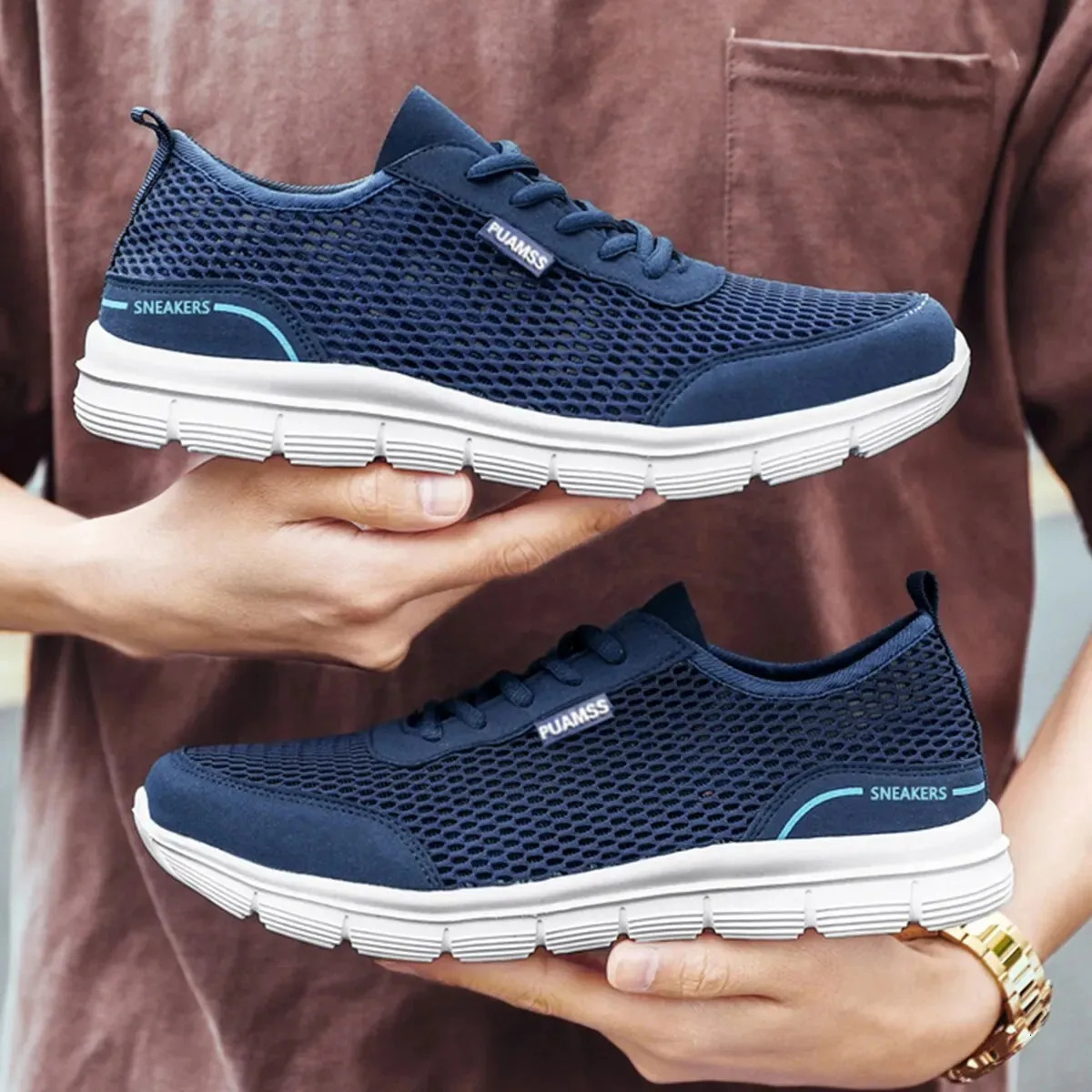 Summer Casual Shoes Men Sneakers 2024 Flats Men Shoes Breathable Plus Size Outdoor Tenis Masculino Zapatillas Hombre 250716