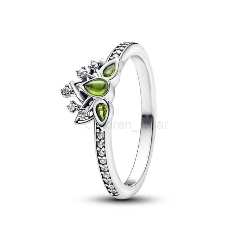 2025 Hot Selling Disney New High-End Heart-Shaped Ring Set Suitable for Original Pandora Rings Womens Holidays Jewelry Gifts W20250719
