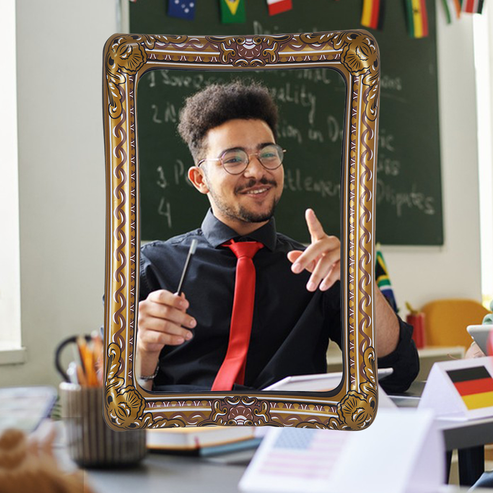 Inflatable Picture Beautiful Selfie Frame Chic Photo Booth Props for Wedding Birthday Party Supplies H260306