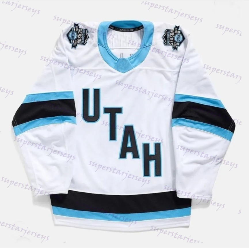 Personalized Hockey Jersey Clayton Keller New Patch Utahs Hockey Club McBain Logan Cooley Guenther Cole Mikhail Sergachev Jack McBain