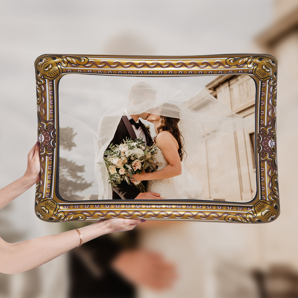 Inflatable Picture Beautiful Selfie Frame Chic Photo Booth Props for Wedding Birthday Party Supplies H260306