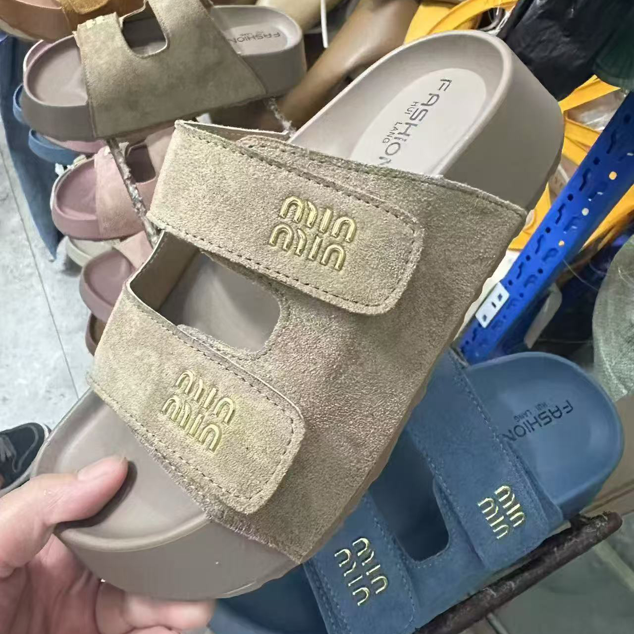 Free shipping platform sandals women's new wear Roman shoes summer beach sports sandals black beige khaki 12315
