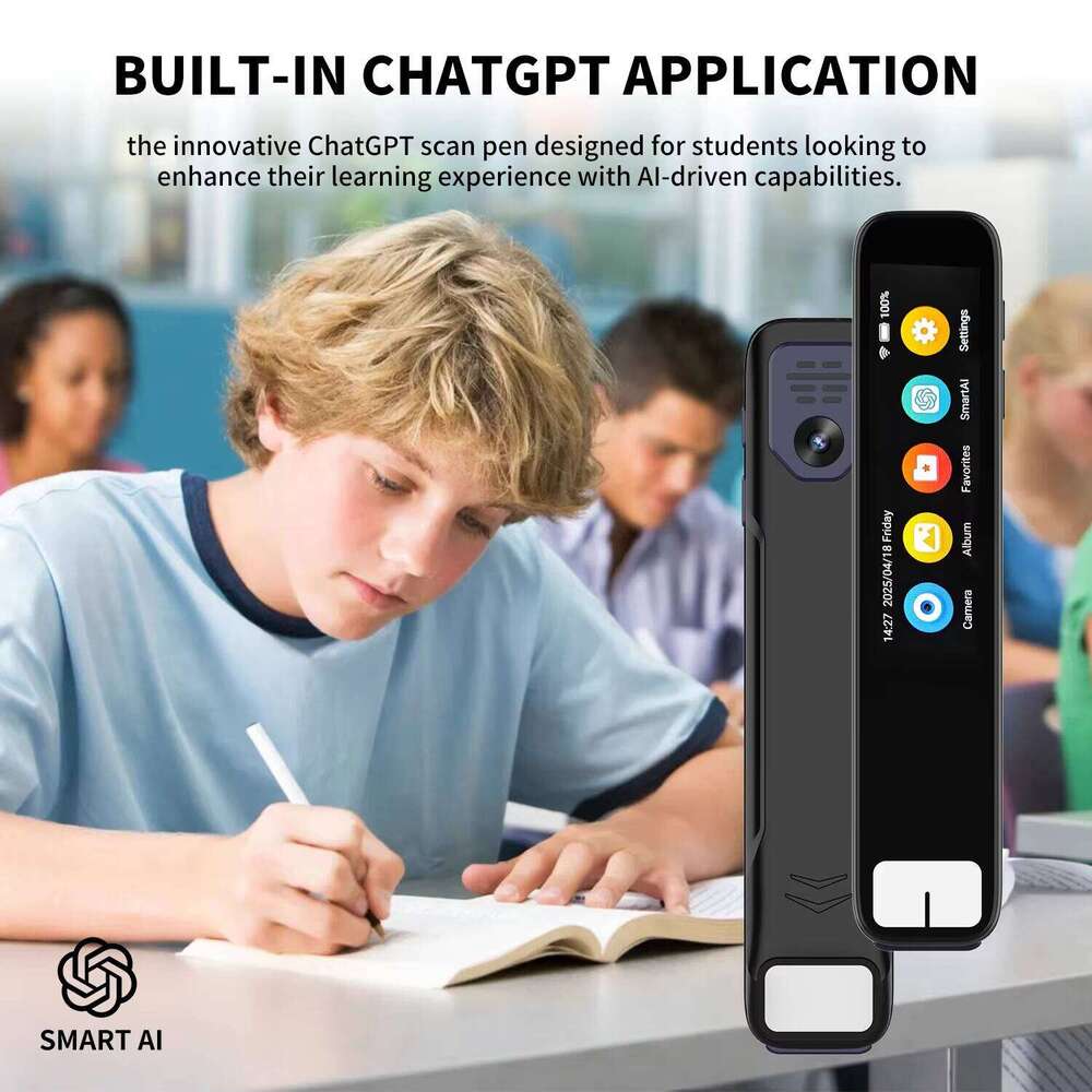 AI Smart Pen With Built-In Chatgpt Integration Scan Questions And Receive Instant Ai-Generated Answers