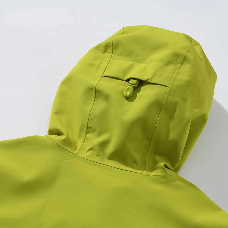 EUMERGX Unisex Enhanced Waterproof Jackets Outdoor Sports Heat-Sealed Seams Rain Coat Men Women Hiking Climbing Windbreaker W250711