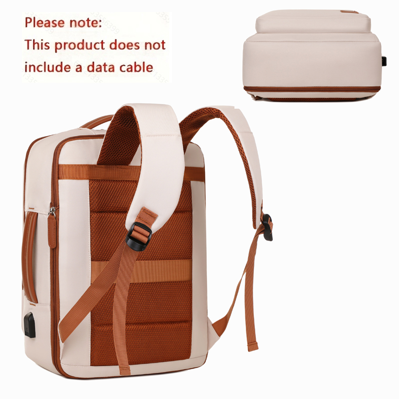 Expandable capacity business backpack - supports check-in. Multi-functional travel computer backpack.