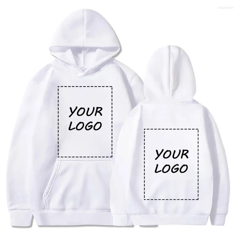 Men's Hoodies Custom Design Your Logo Hooded Clothes Street Harajuku Jacket Sweater