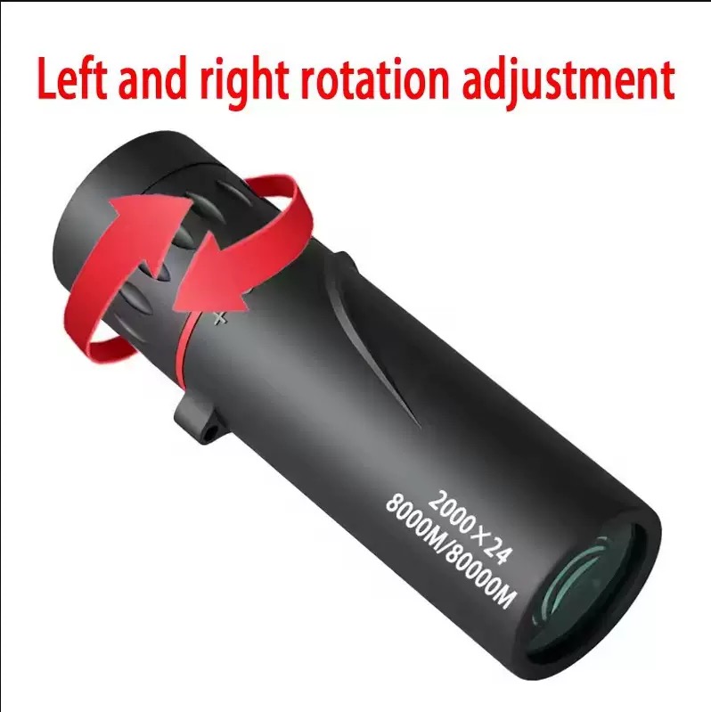 2000X25 Hd Monocular Telescope - Compact, Portable Scope For Hunting, Travel, Concerts & Fishing
