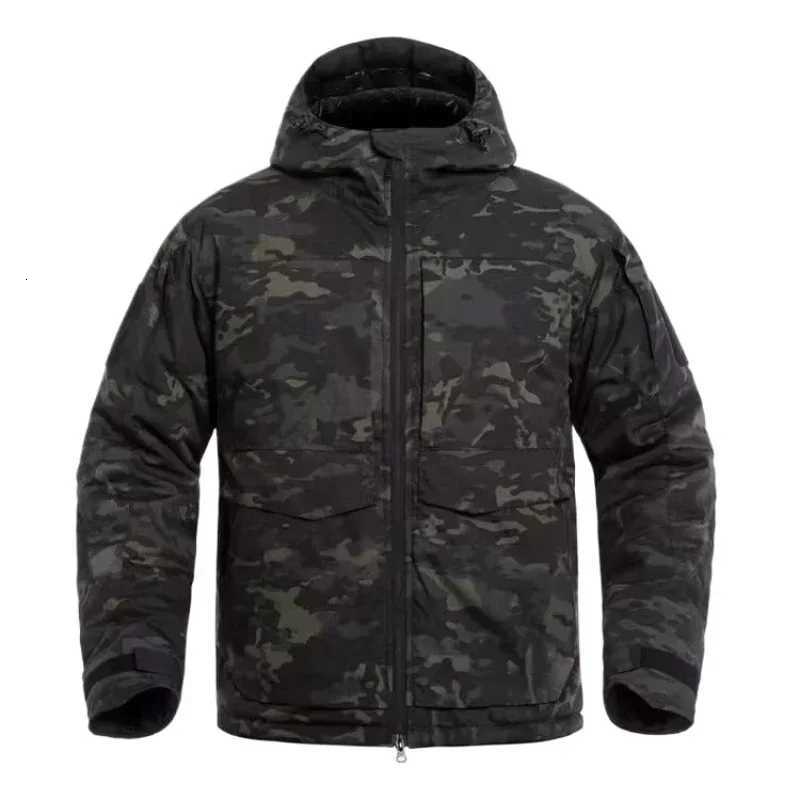 65 Tactical Camouflage Cotton Jacket Mens Winter Outdoor Coldproof Jacket Windbreaker Heat Reflective Cotton Jacket W250711