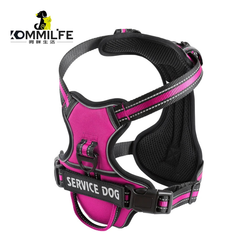 Nylon Dog Harness Vest Reflective Dog Harness Personalized Breathable Adjustable Pet Harness Leash For Small Medium Large Dogs 250716