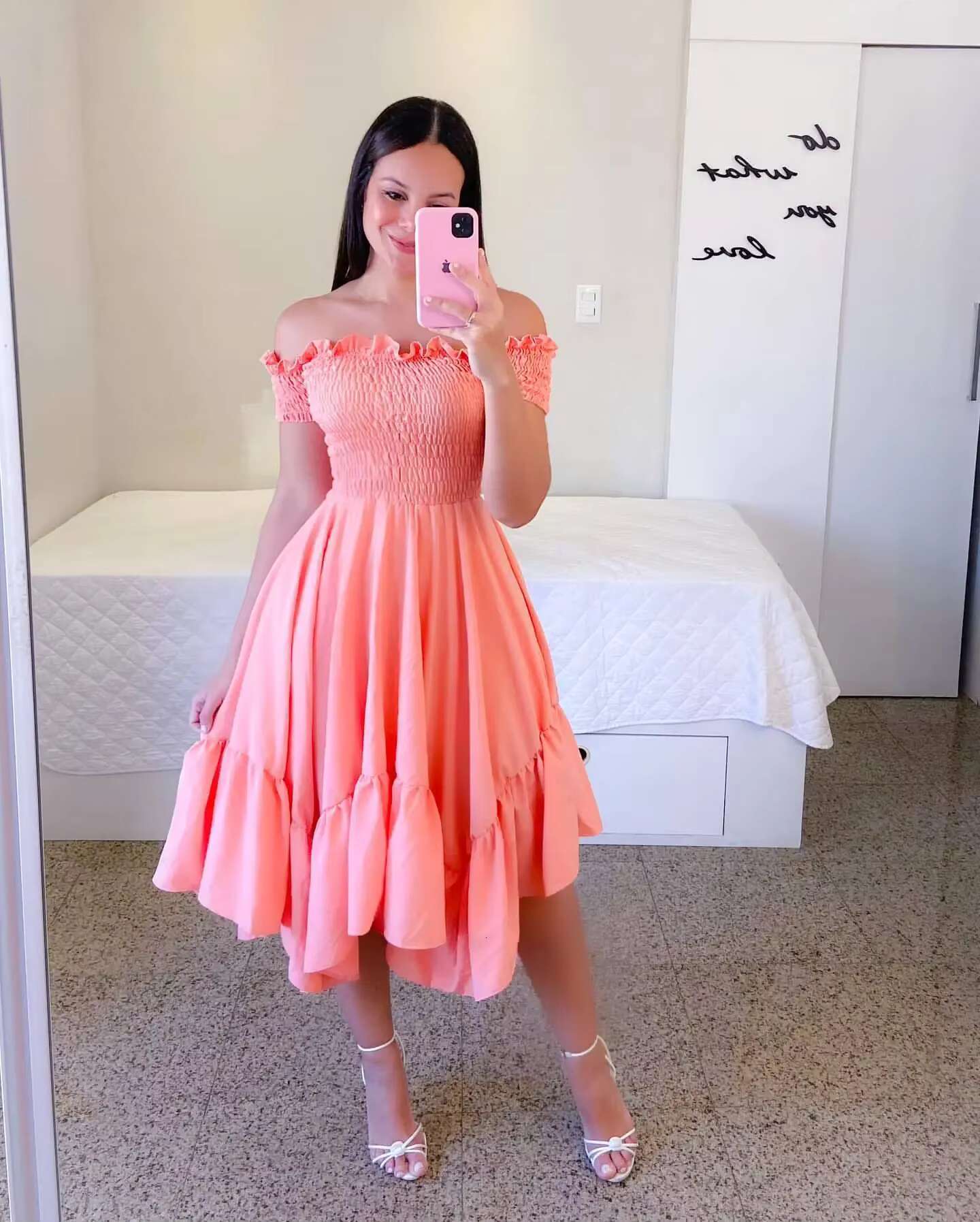 Dresses Summer Ladies Sexy Off Shoulder Flower Print Elegant Short Sleeve Elastic Irregular Casual Dress Vestido De Mujer dongdumaoyi