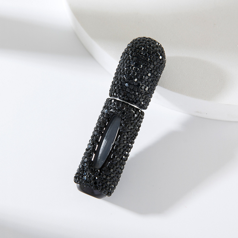 Small Window 5ml Bottom Direct Refill with Dia-Studded Spray Press-Activated Empty Perfume Bottle