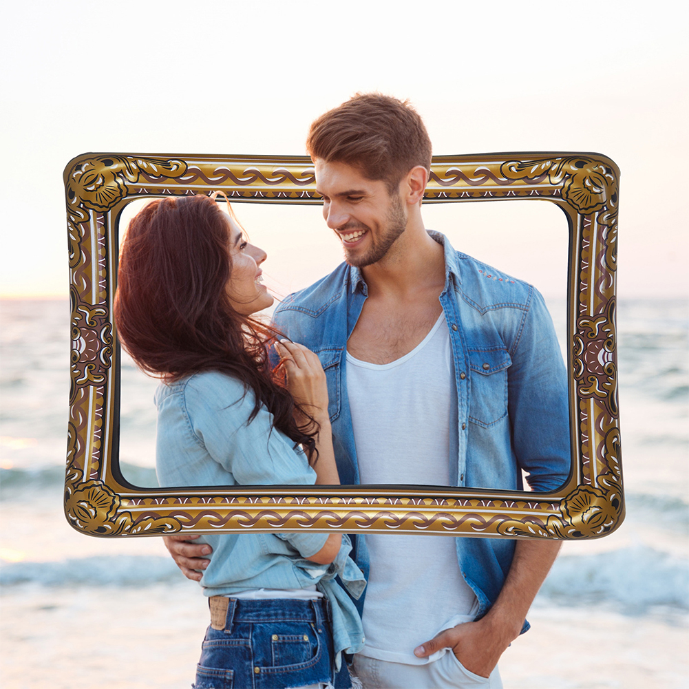 Inflatable Picture Beautiful Selfie Frame Chic Photo Booth Props for Wedding Birthday Party Supplies H260306