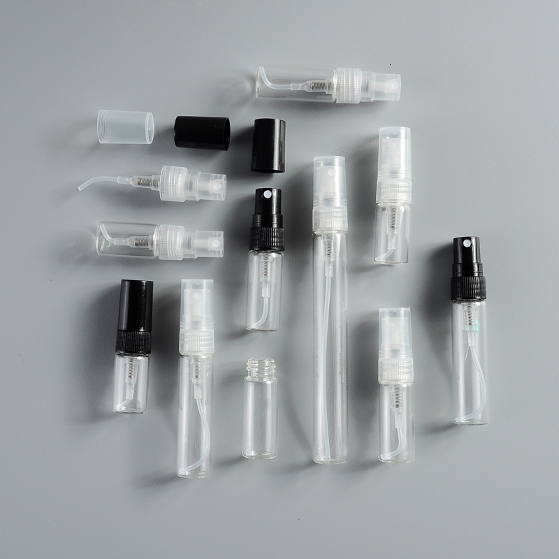 Screw Cap Mini Sample Spray 2/3/5/10ml Glass Perfume Dispensing Bottle