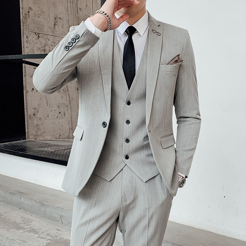 H807Suit men's suit groom casual business commuter