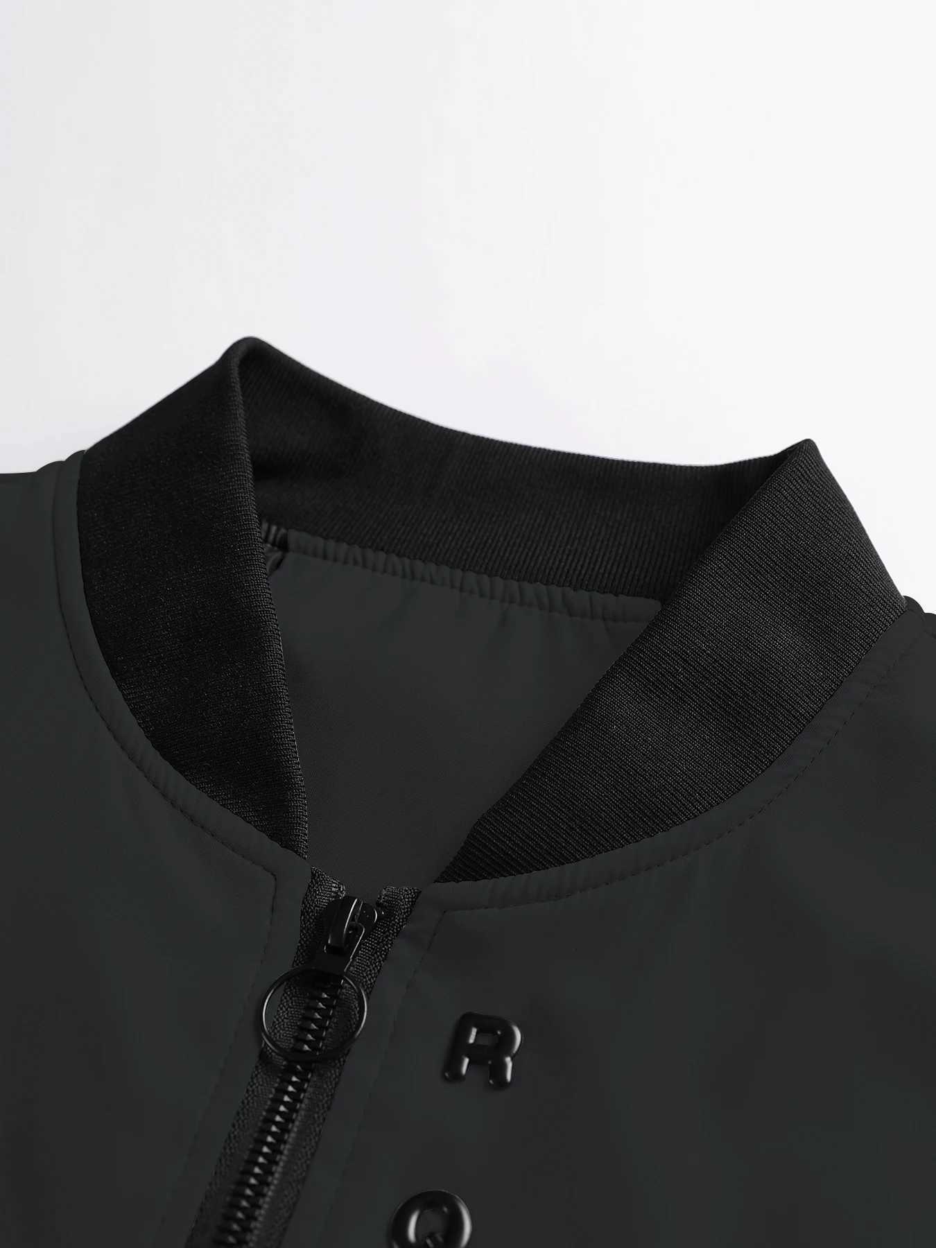 2024 Spring and Autumn Mens New Sports Business Commuting Casual Jacket Solid Color Loose Trendy Mens Outerwear Casual Easiest W250711