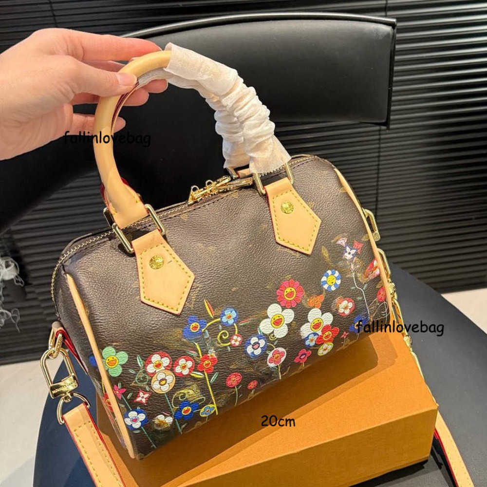 Evening Bags designer Shoulder Bags Top Designer Mini Nano 16cm Cherry Bag Women Leather Crossbody Luxury Brand Embossed Purse Brown Flower Handbag pillow bag 20cm