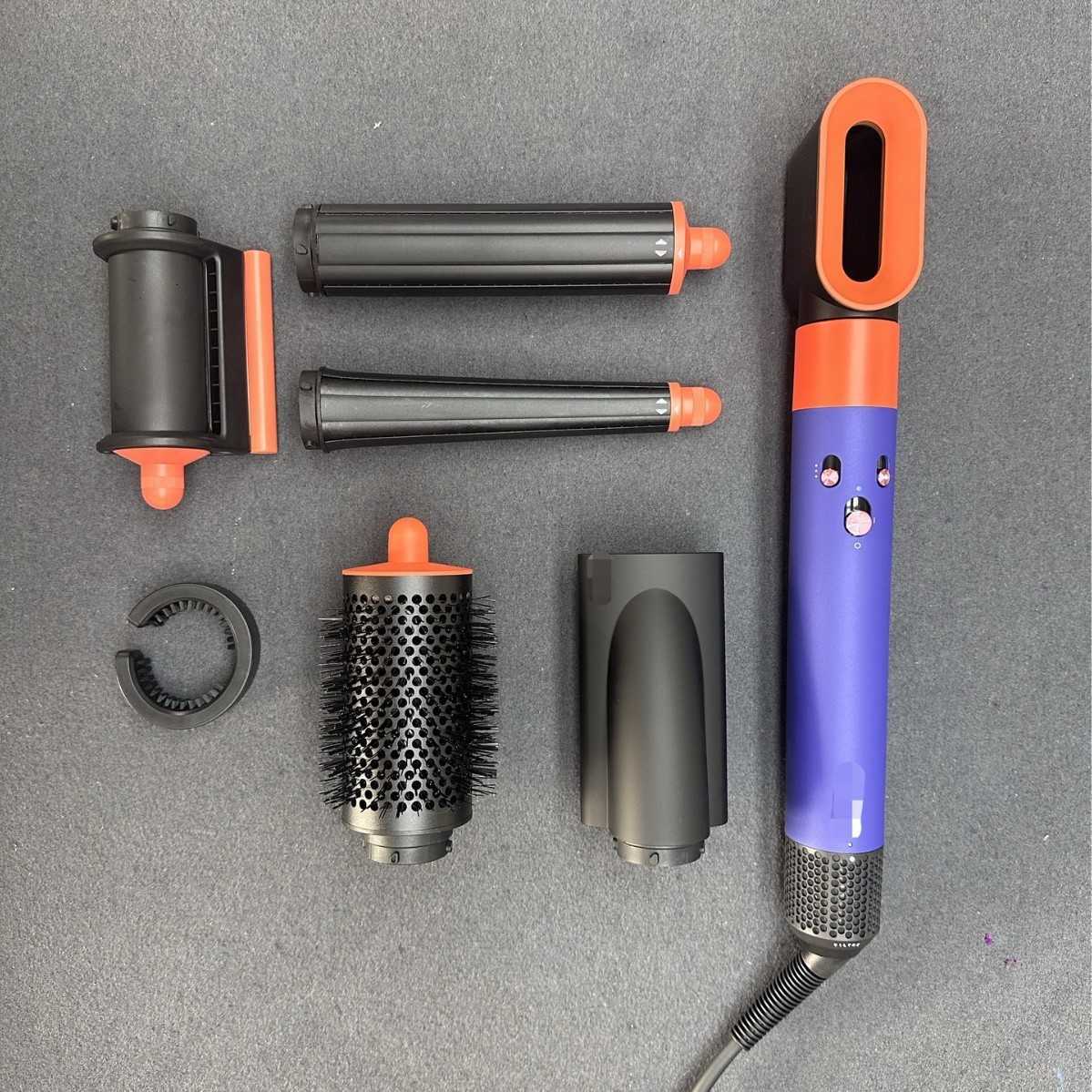 multi-functional 7-in-1 hair curling iron, hair dryer, hair styling curling tool, does not damage hair ,with box