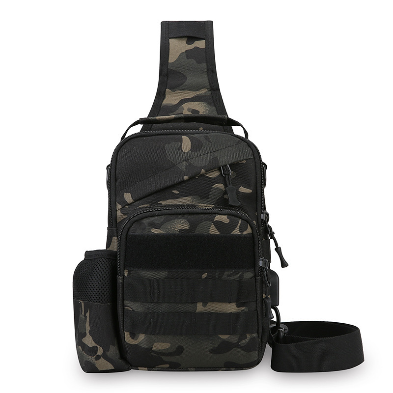 Designer Bag Men's Bag Lightweight Multi-functional Outdoor Luxury Bag Casual Chest Bag Portable Multi-layer Men's Travel Chest Crossbody Ba