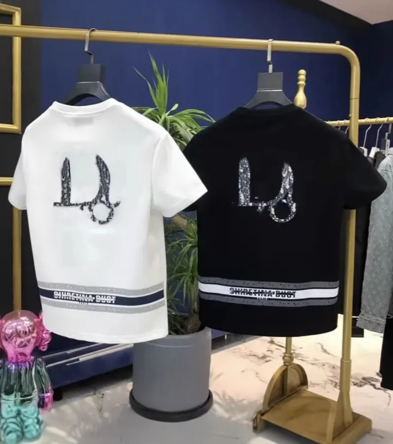 diorshirt Designer Men's T-shirt Embroidery Casual Men's Women's T-shirt Letters 3D Stereoscopic printed short sleeve best-selling luxury men's hip hop clothing