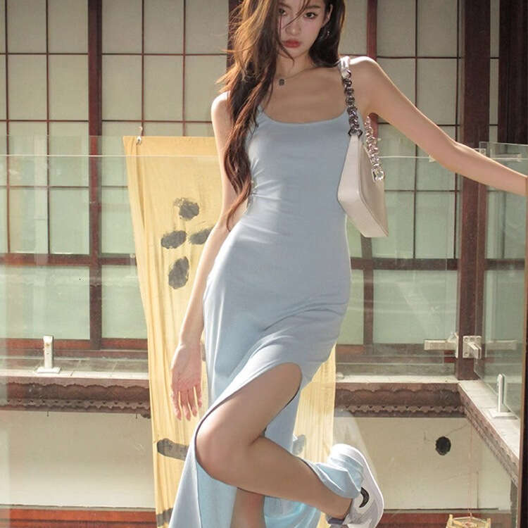 Bodycon Women, Sexy Backless Summer New Mid-Length Slim Fit Strap Dress For Women B5