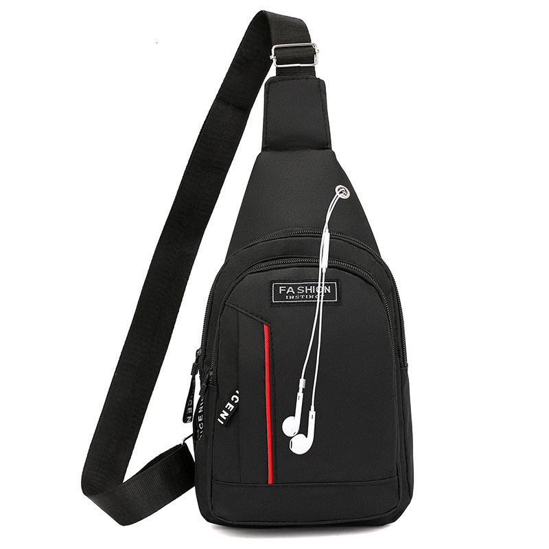Designer Bag Men's Chest Bag Fashion Casual Crossbody Bag Men's Water-resistant Outdoor Sports Bag Durable Luxury Bag Sports Trendy Sling Ba
