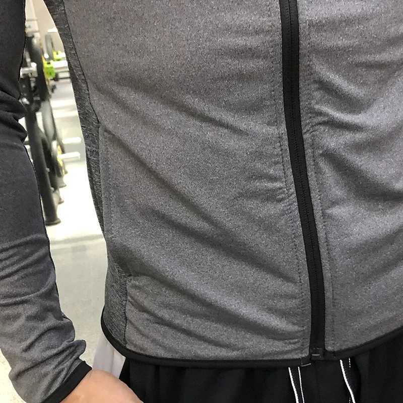 New Winter Autumn Hoodies Sport Shirt Men Hat Zipper Running Jackets Fitness Gym Sports Clothing Sport Top Mens Sportswear 2022 W250711