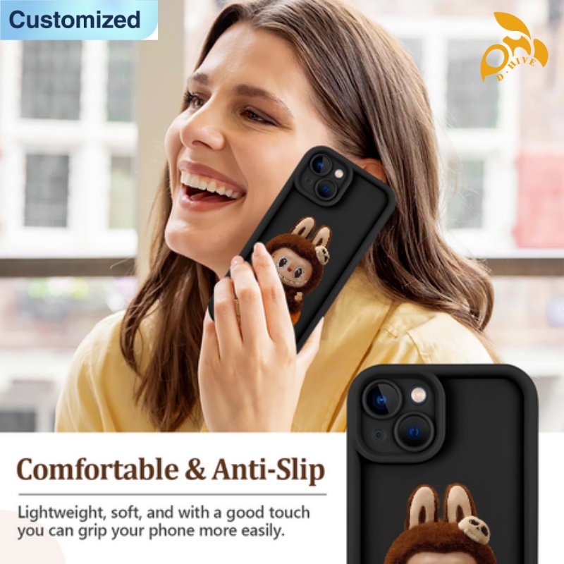 Free shipping 2025 new customized Cell Phone Accessories Cases Phone TPU phone case Multiple styles are supported for customized labubu pattern shippe