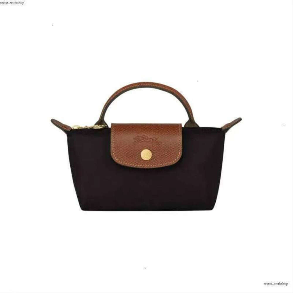 Longchamp Tote Bag French Mini Dumpling Daily Commute Versatile Crossbody Handbag Womens Small Bag with Perforated Shoulder Strap Large Shopping Bag 2e6