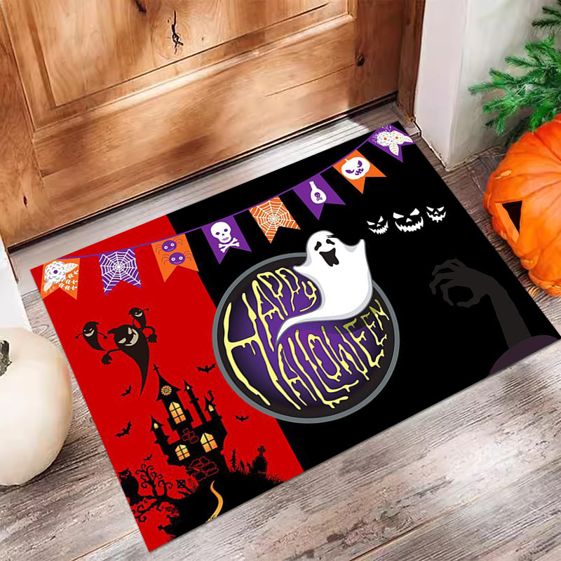 VIKAMA Halloween Door Mat - Ideal for Home Entrance and Bathroom, Anti - Slip and Durable for Spooky Festivities