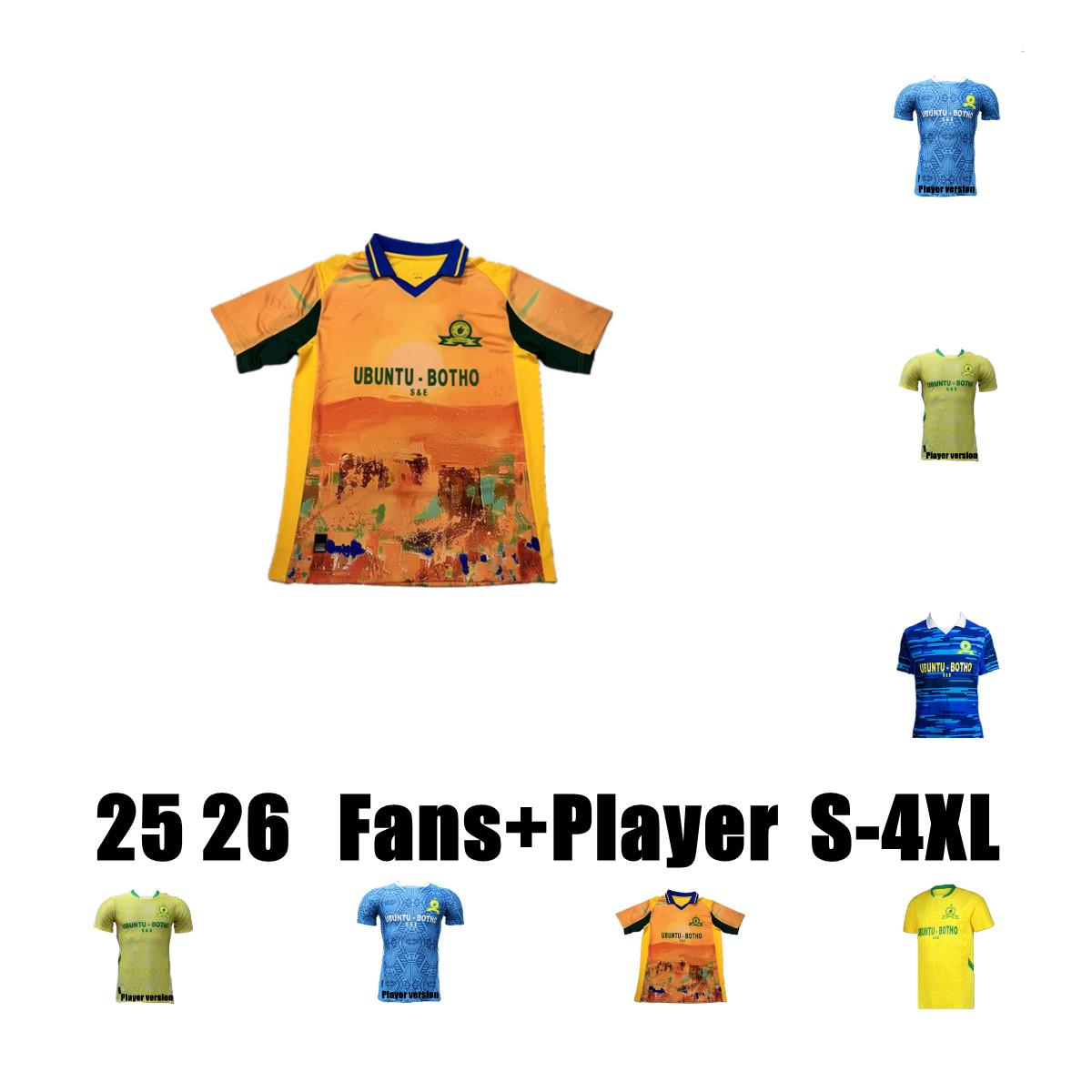2025 2026 Mamelodi Sundowns Soccer Jersey SIRINO MODIBA uniform 25 26 SHALULILE maillots de foot MORENA ALLENDE home away MAEMA T.ZWANE Football Shirt Fans Player 4XL