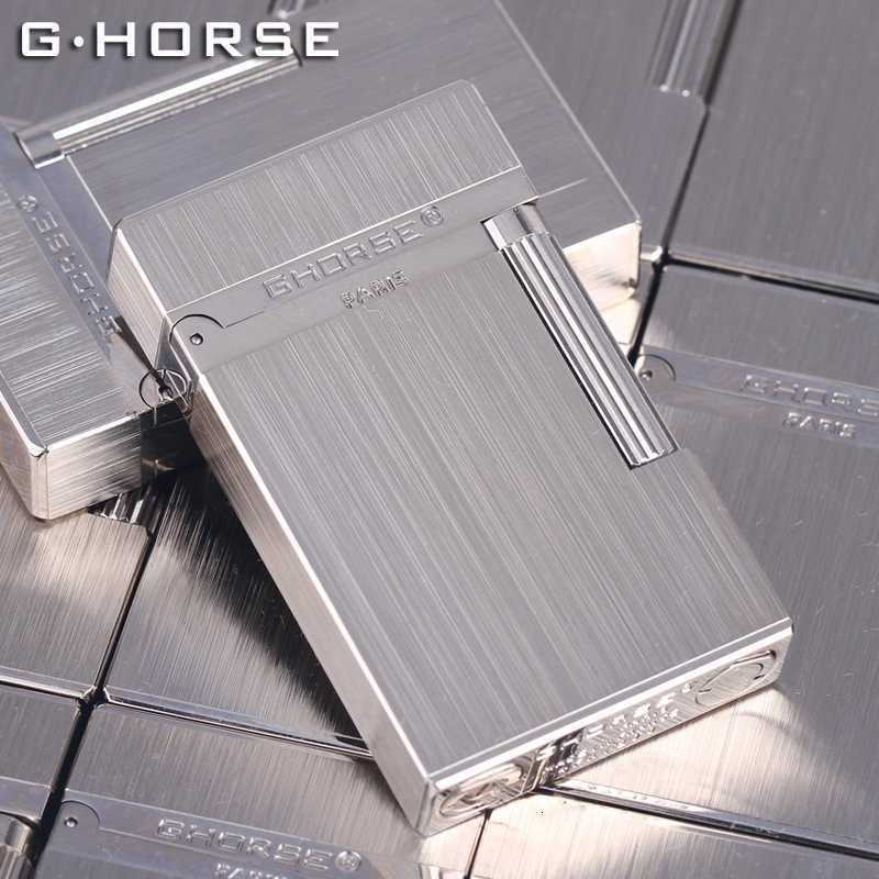 Shenjun's loud-sounding lighter for men, made of pure copper, with a milled-out steel body, refillable, retro, ultra-thin, and featuring a flint 