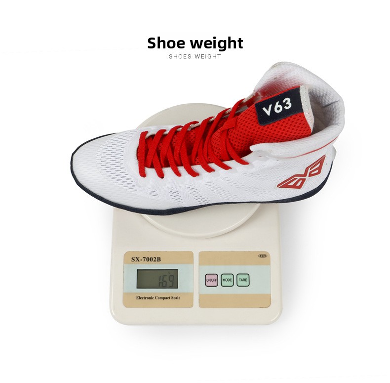 Wrestling shoes indoor fitness shoes training shoes professional competition shoes men's shoes non-slip lightweight