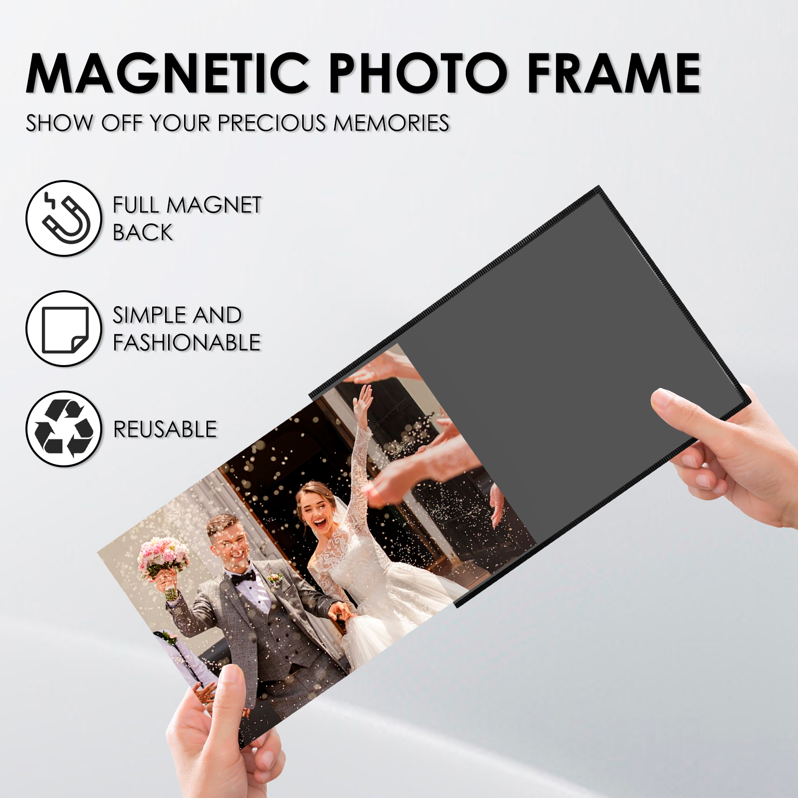 10Pcs Picture Frames 4x6 Inch 5x7Inch Pocket Reusable Sign Holder Clear PVC Photo Frame for Refrigerator H260306