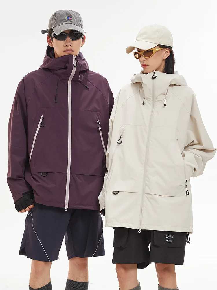 Mens Hiking Jackets S-4XL Waterproof Thermal Hooded Spring Autumn Outdoor Sports Coats Climbing Trekking Windbreaker for Women W250711