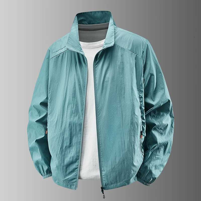 Summer Quick Drying Breathable Jacket Man Outdoor Ultra Thin Sunscreen Casual Skin Coats Fishing Climbing Hiking Anti UV Outerwear W250711
