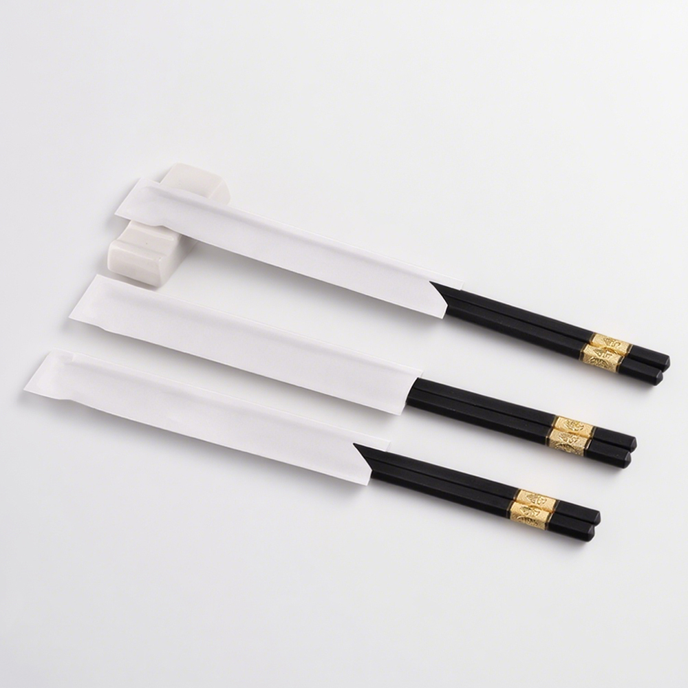 Eco-Friendly Natural Kraft Paper Chopstick sleeves - Perfect for Restaurants and Homes