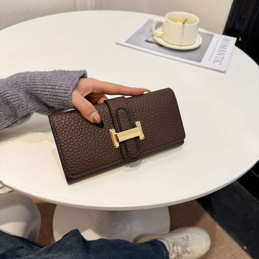 Autumn Winter Unisex Niche High-End Feel Printed Chanel Style New 70% off Card Holder Large and Small Wallets