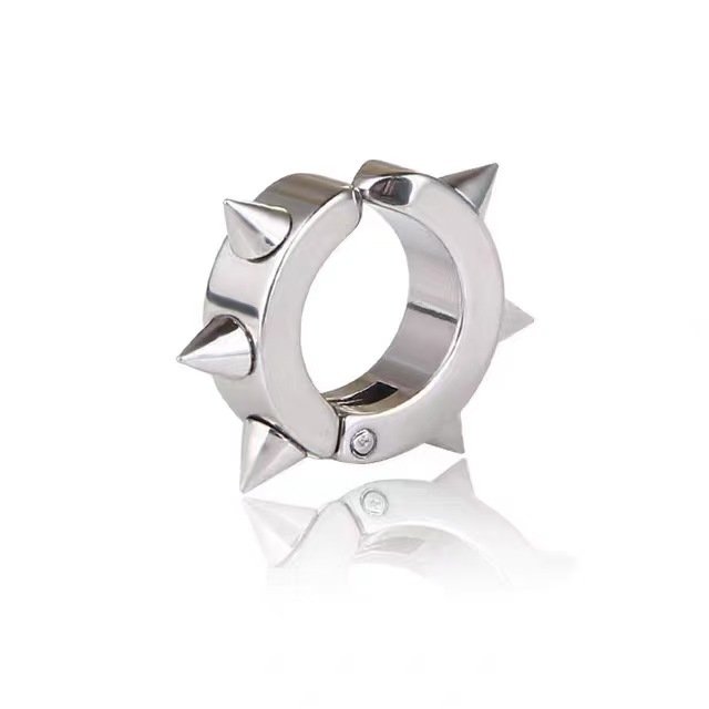 Body Jewelry 1PC Non-pierced Earrings Non-hole Classic Fake Hoop Earring Punk Without Piercing Hip-hop Ear Bone Buckle Clips