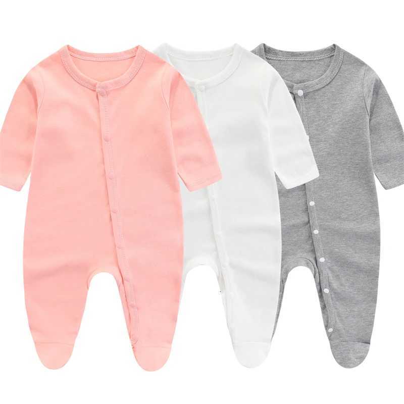 Newborn Baby Bodysuit 2024 Spring Baby Clothes Summer Girl Romper Soft Boys Jumpsuit Childrens Clothes 0 to 9 Months XJ250712