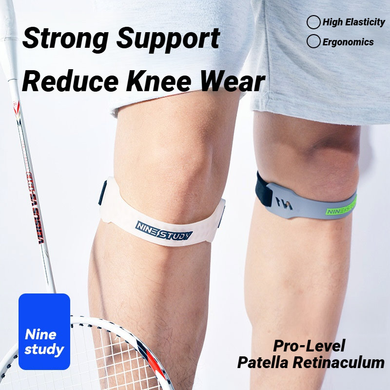 Knee Pads Adjustable Silicone Patellar Band Tendon Support Strape Brace Shock Absorption Compression Strap Sport Protection
