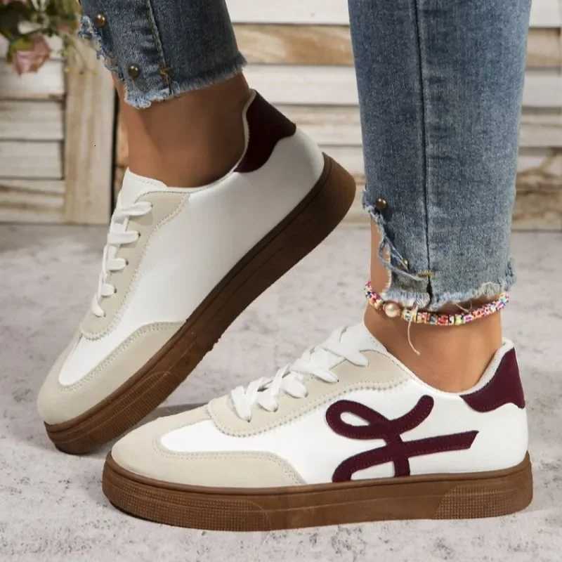 2025 Womens Shoes Summer Thick Sole Brown Spring Autumn Breathable Platform Tennis Shoes for Women Trend Round Toe Female Casual Sneakers XJ250712