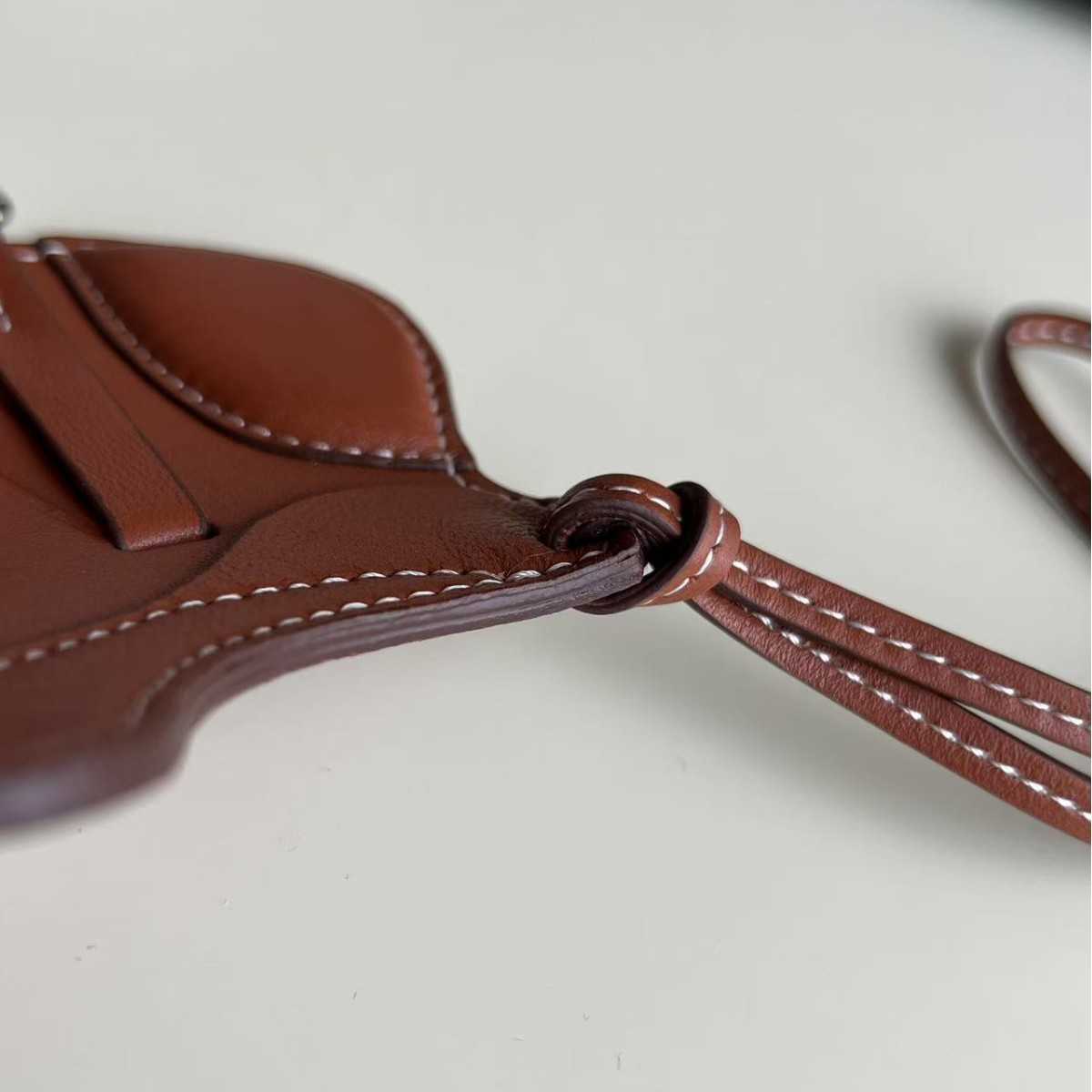 Lambskin Saddle Bag Charm Pendant Genuine Leather cessory Handmade Decorative Keychain L250928MNMP